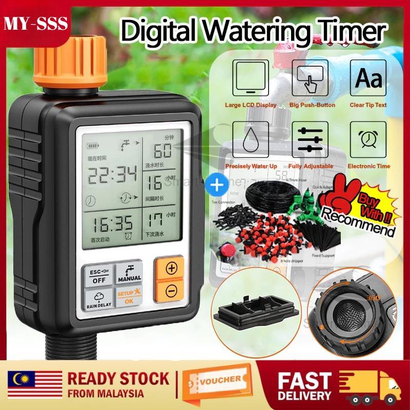 Digital Water Timer Automatic Watering System Irrigation Timer Hose ...