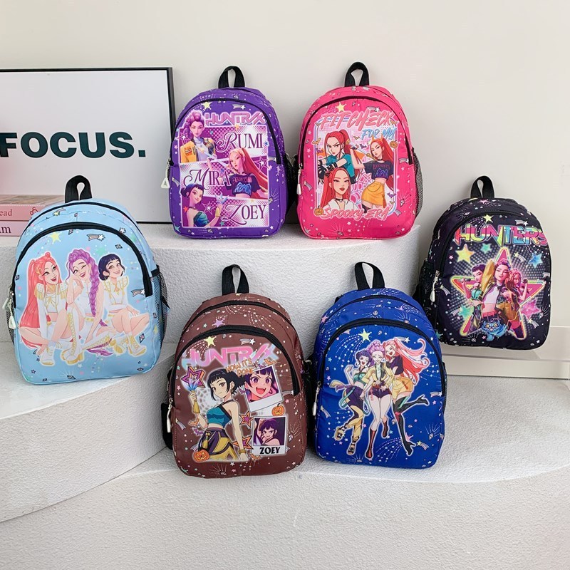 Trendy Kpop K pop Demon Hunter Rumi Backpack School Bag Beg Zeol Mira ...
