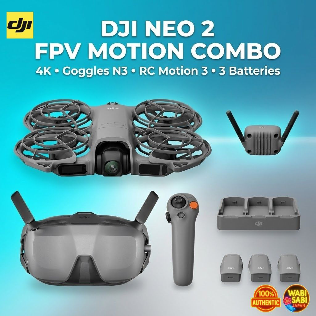 DJI Neo 2 4K Drone Fly More Combo + RC Motion 3 & Goggles N3 | FPV ...