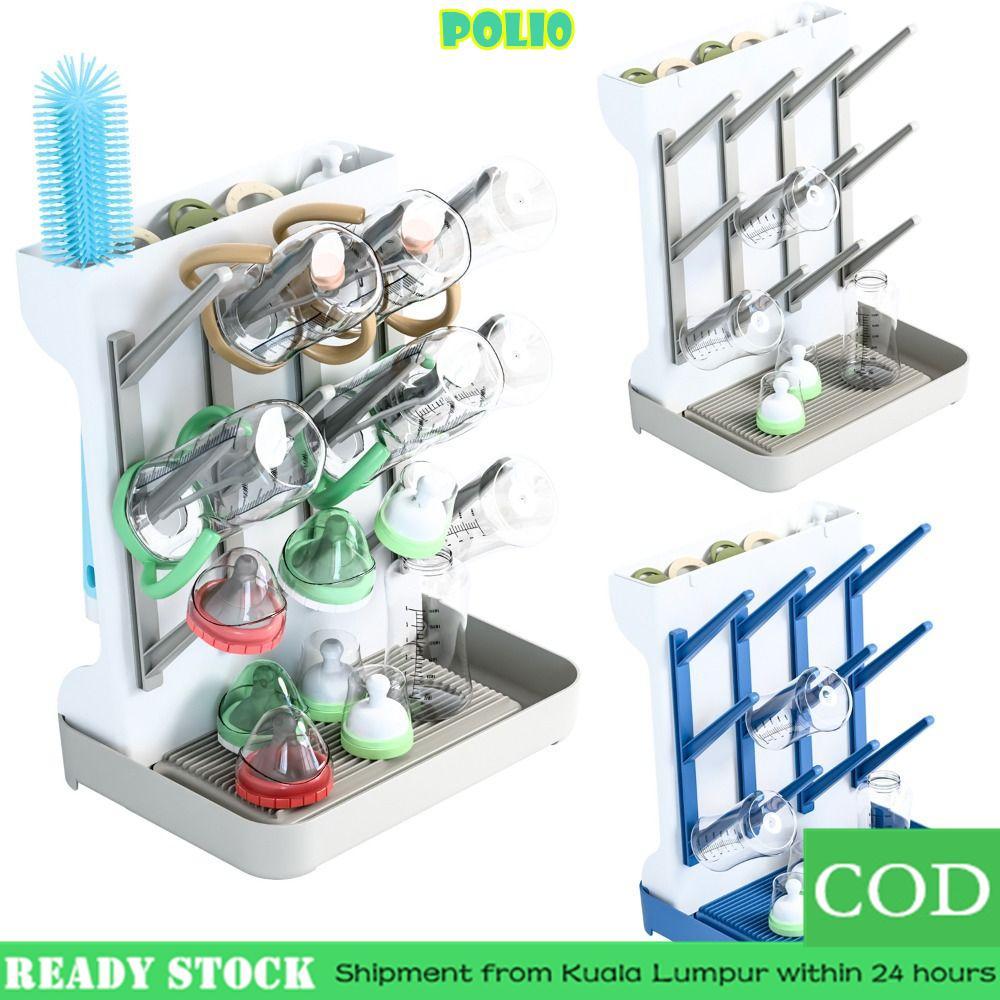 POLI Drying and Draining Stand, Space Saving Multi Tiered Baby Bottle ...