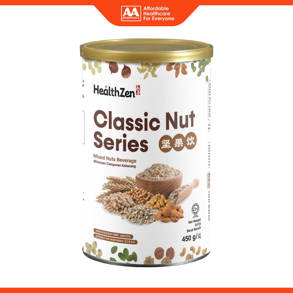 HealthZen Classic Nut Series (Mixed Nuts Beverage Powder) 450g | Shopee ...