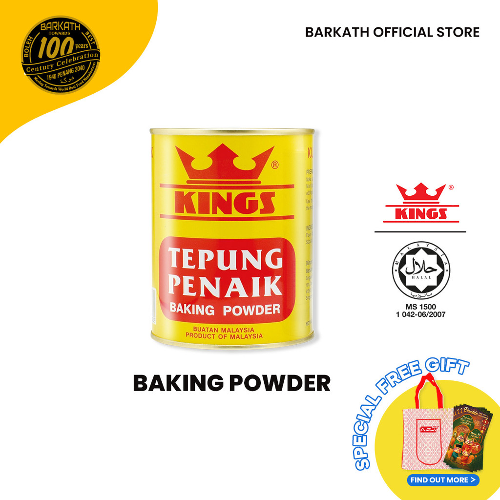 KINGS Baking Powder Upsize | 110g & 454g | Shopee Malaysia
