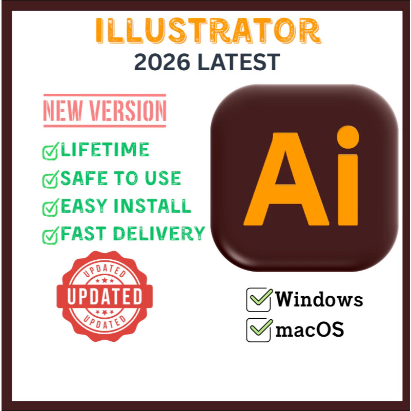 Illustrator 2026 Latest with Installation Tutorial (Windows/macOS ...