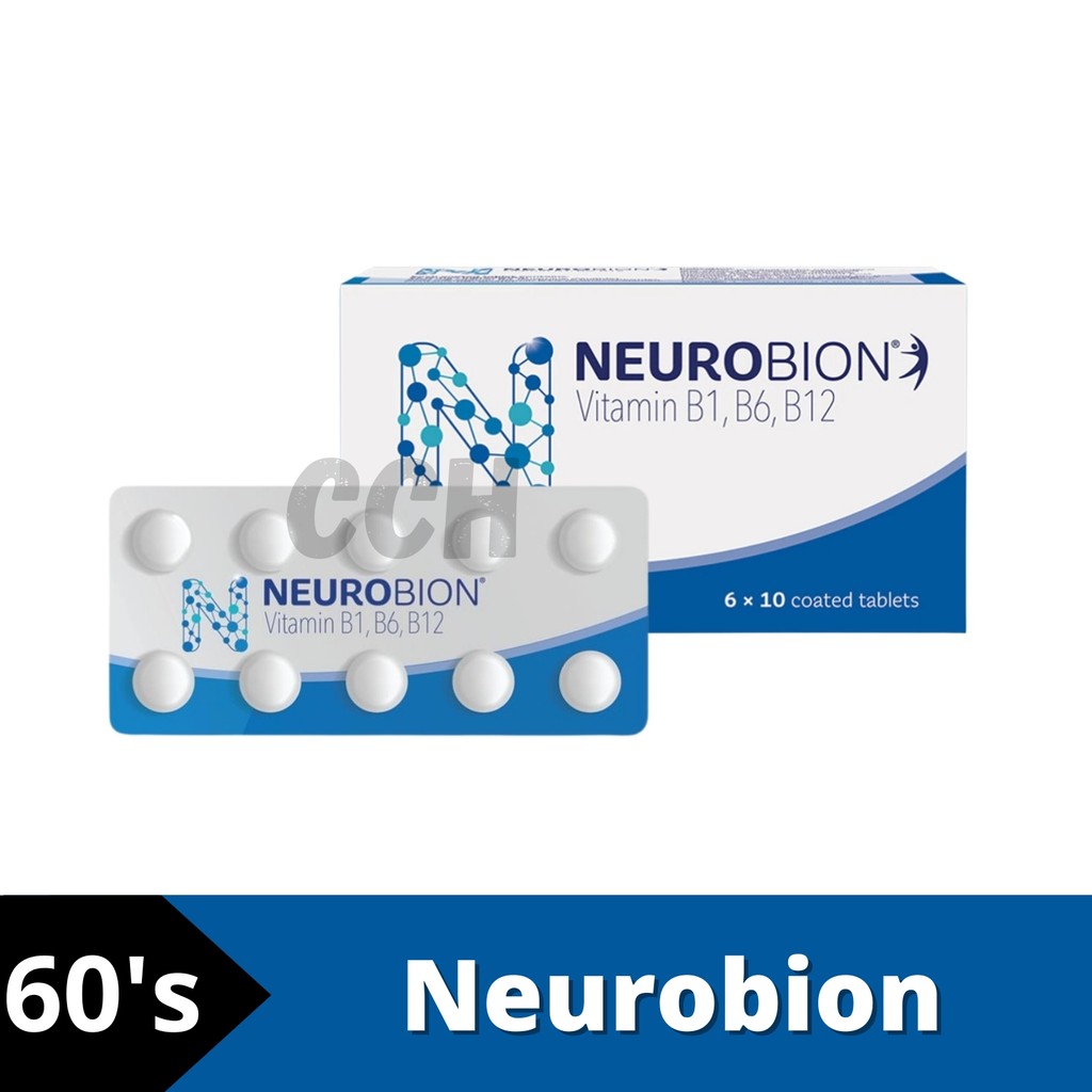 Neurobion Vitamin B1 B6 B12 [6x10 coated tablets] | Shopee Malaysia
