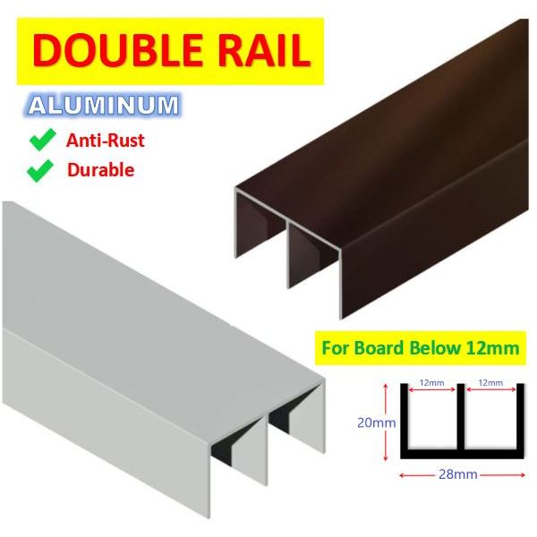 Aluminium Double Rail Aluminum Insect Screen Upper Rail Top Rail Door ...