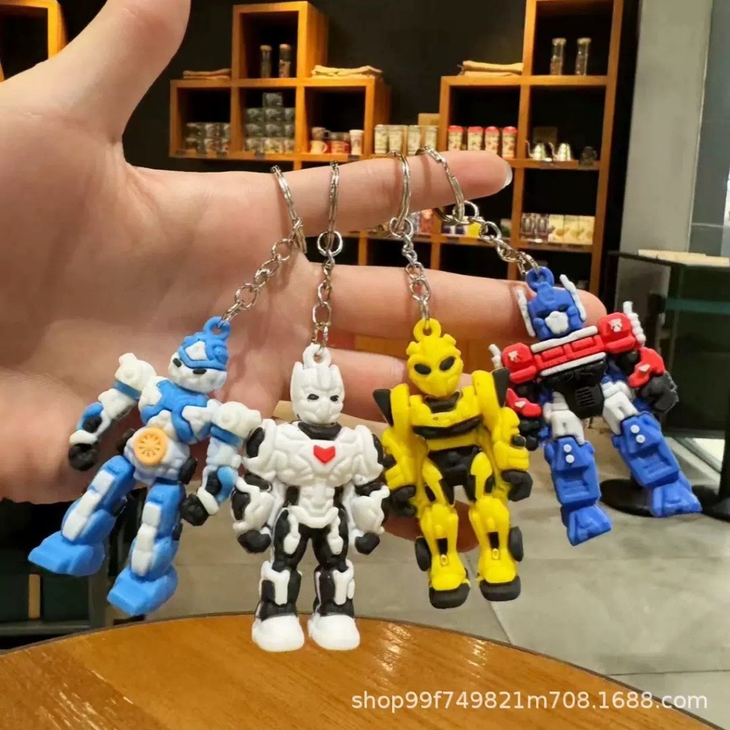 Cartoon Transformers Keychain, Rubber Keychain Can Be Used As A Handbag ...