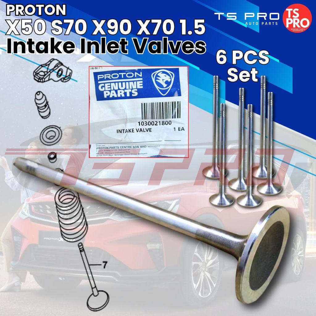 (6 Pcs Set) Geely Proton X50 S70 X90 X70 1.5 Genuine Intake Inlet ...