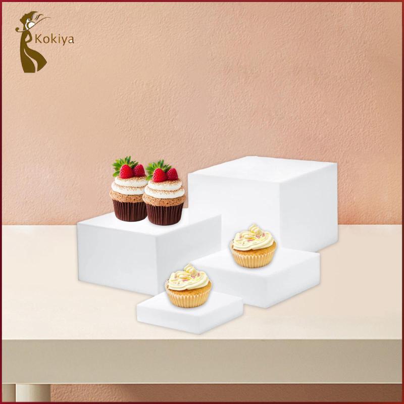 [AlmenclaabMY] Set of 4 Buffet Dessert Table Risers, Food Risers for ...