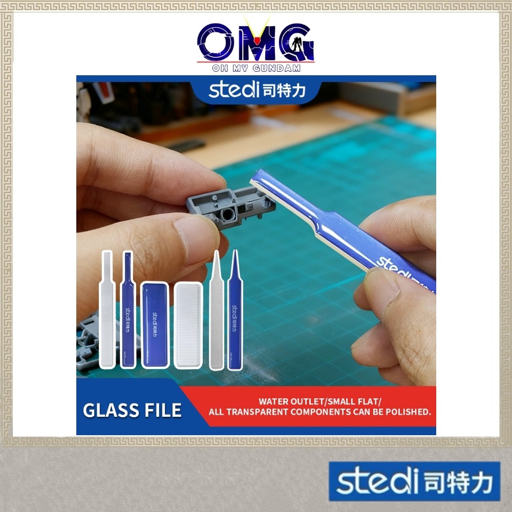 Stedi Upgraded Ultra Fine Polishing File Precision Glass File HG-01/HG ...