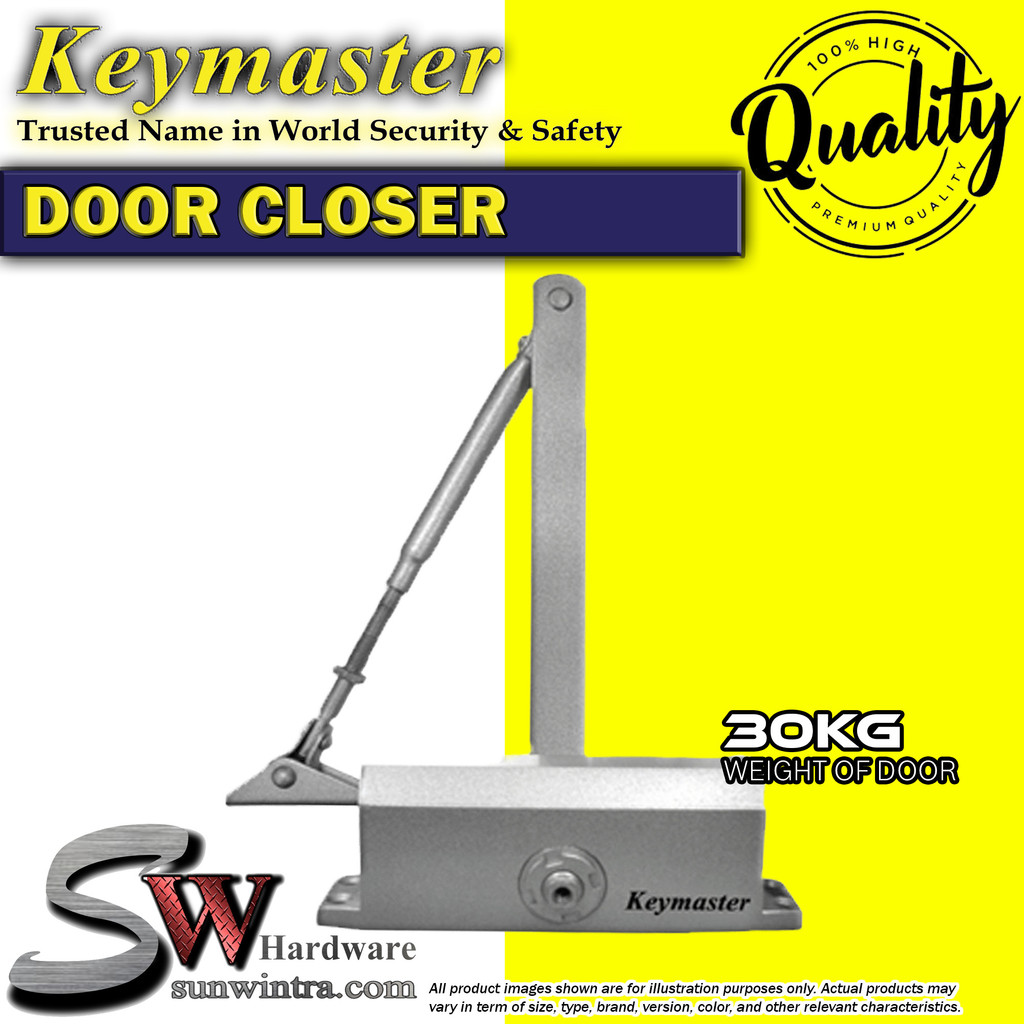 KEYMASTER Door Closer With Speed Control #6011 | Penutup Pintu ...
