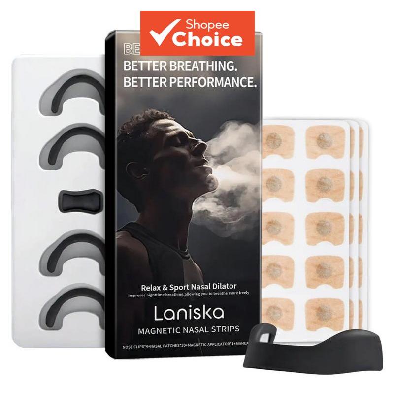 Anti-Snoring Nasal Dilator Magnetic Kit - Breathe Easier Overnight ...