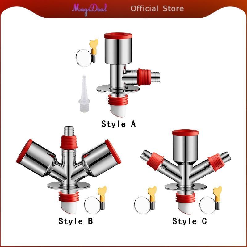 MagiDeal Drain Pipe Sealing Plug Washing Machine Drain Connector Multi ...