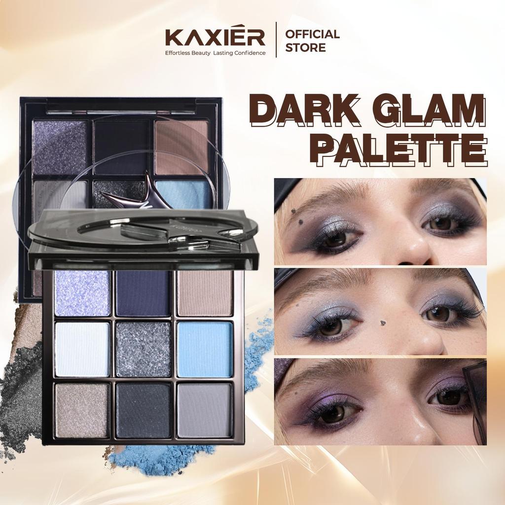 KAXIER 9-Color Eyeshadow Palette | Pro-Level Dark Fantasy Looks, Multi ...