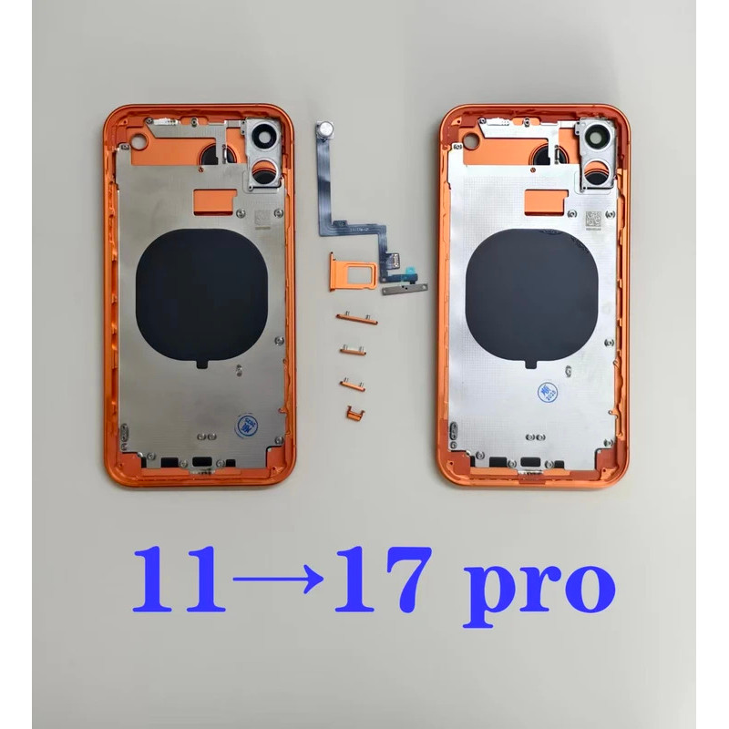 Diy housing For 11 like 17 Pro Chassis 11 Convert to 17 Pro For iPhone ...