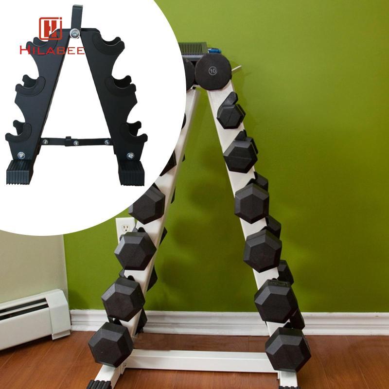 HILABEE Dumbbell Rack 3 Tier Weight Set Rack for Fitness Home Gym ...