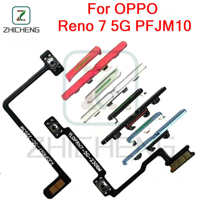 For OPPO Reno 7 5G PFJM10 Power Volume Side Button Flex Cable Keys ...
