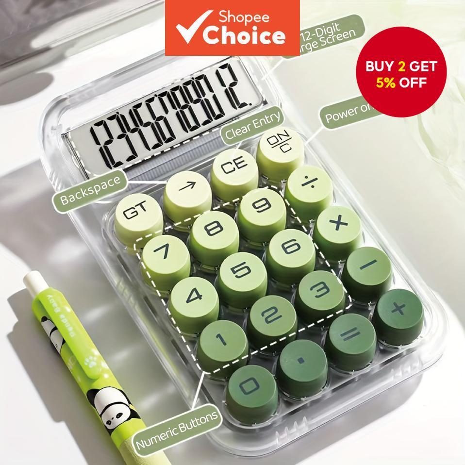 Transparent Dopamine Calculator 10-Digit Large Clear Display with Key ...
