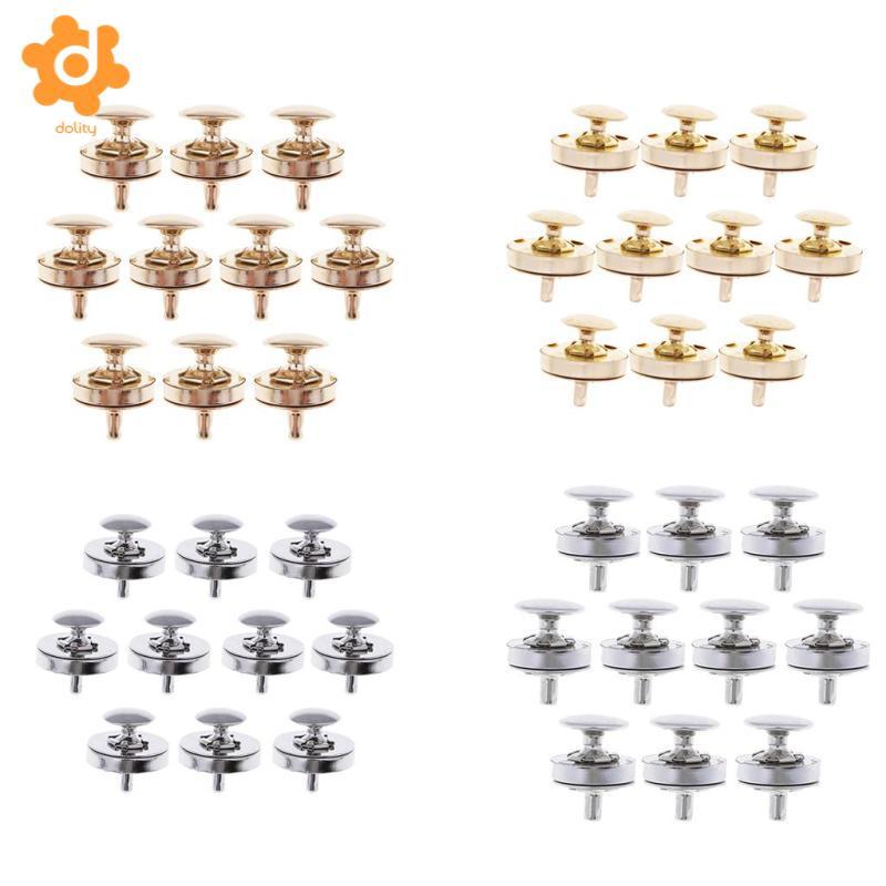 [utruiut0k] 10 Set Double Rivet Magnetic Snaps Button Fastener Purse ...