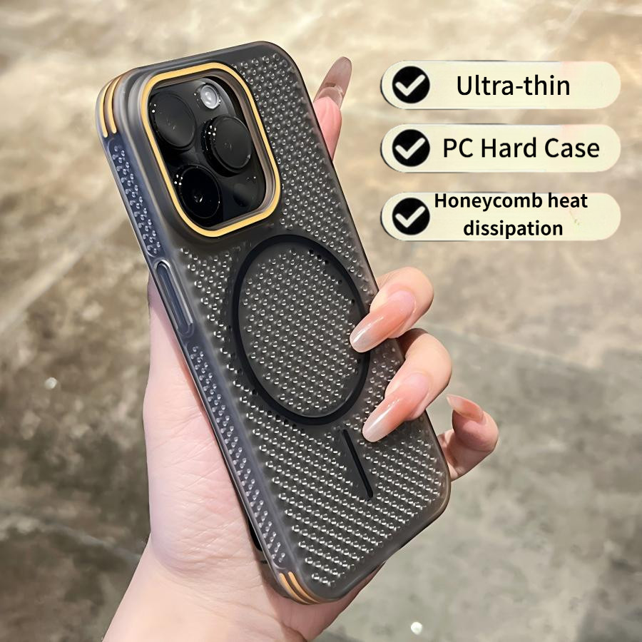 Ultra-thin Cooling Heat Dissipation Magnetic Phone Case For iPhone 17 ...