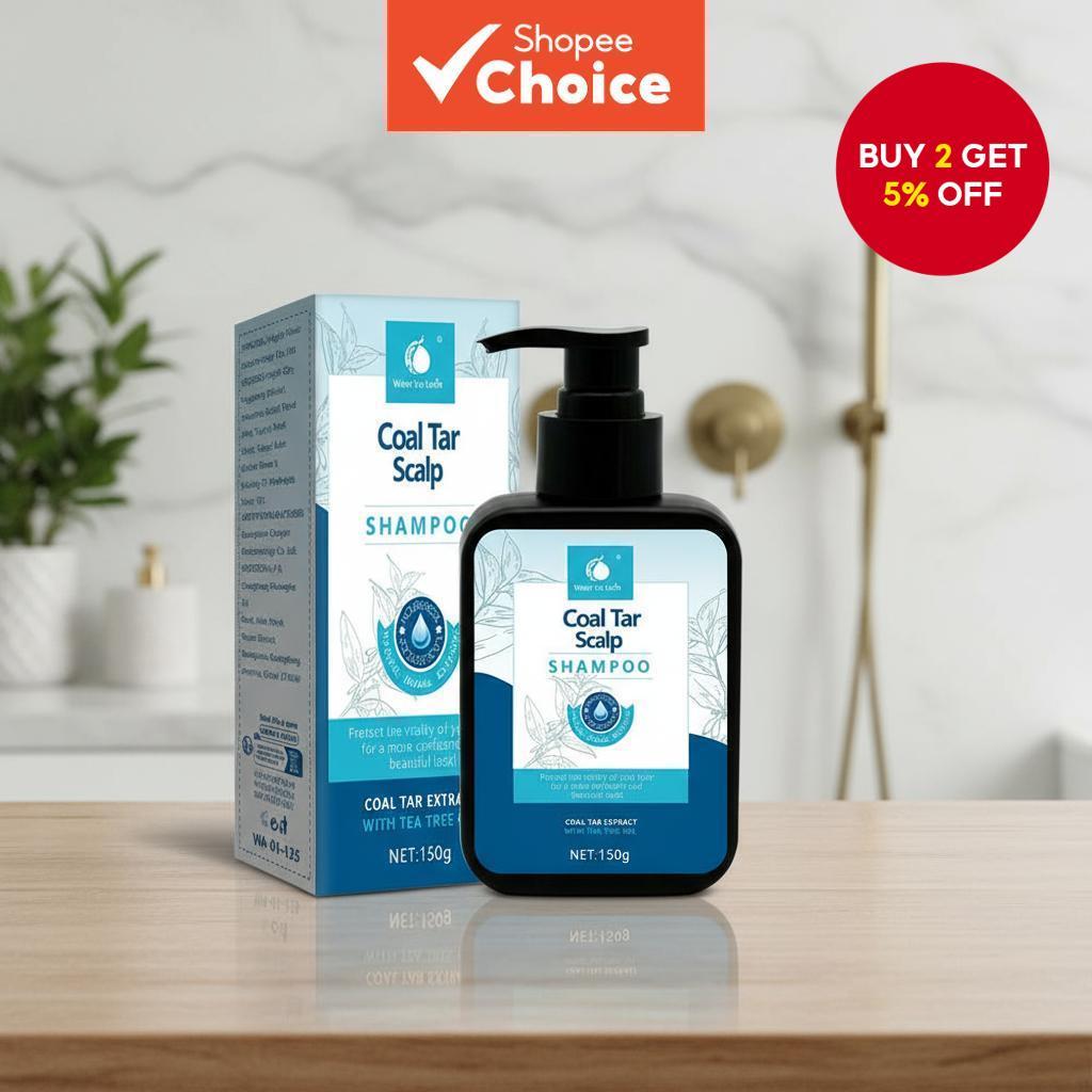 Coal Tar Extract Shampoo: 2% Tar Solution for Soothing Scalp, Psoriasis ...