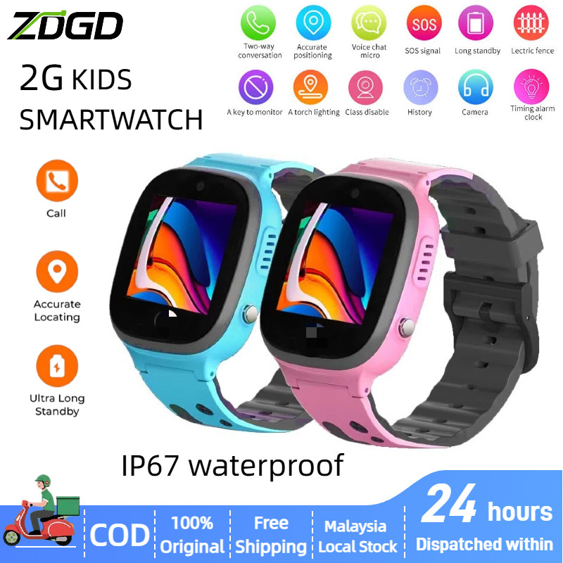 【Local stock】Kids Watch Call Kids Smart Watch SOS Waterproof 2G ...