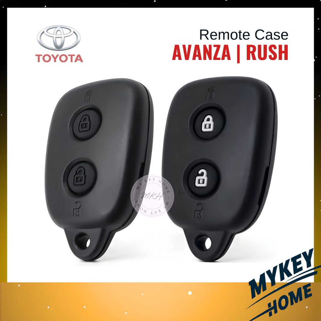 TOYOTA AVANZA RUSH REMOTE CONTROL COVER CASE CASING Penutup Sarung Alat ...