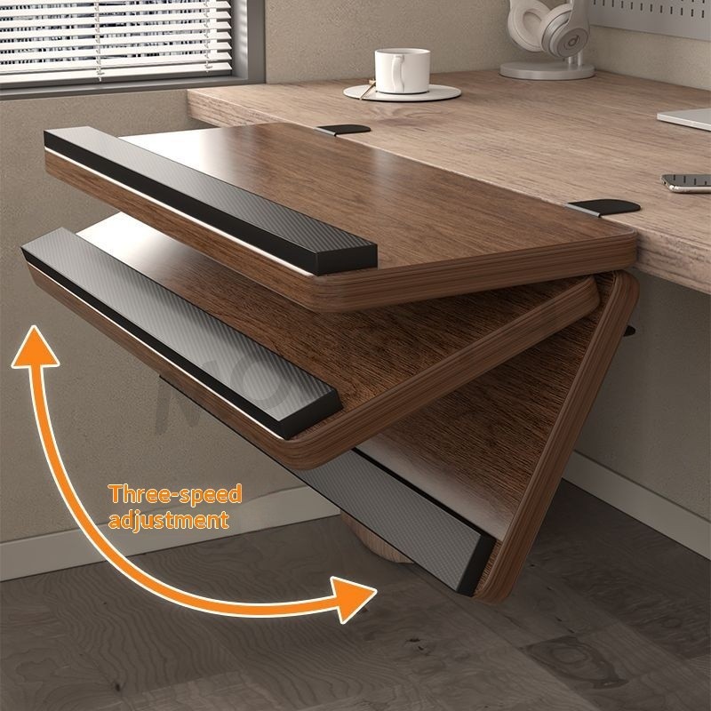 Desk Extension Board Foldable Keyboard Tray Mouse Pad Extender Bracket ...