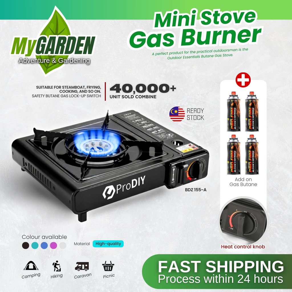 Mini Stove Portable Gas Stove Outdoor Camping Picnic Cooktop Gas Burner ...