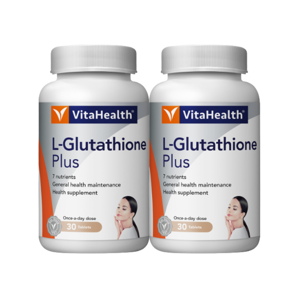 l glutathione malaysia VITAHEALTH L-Glutathione Plus 30s × 2 (Tablets)
