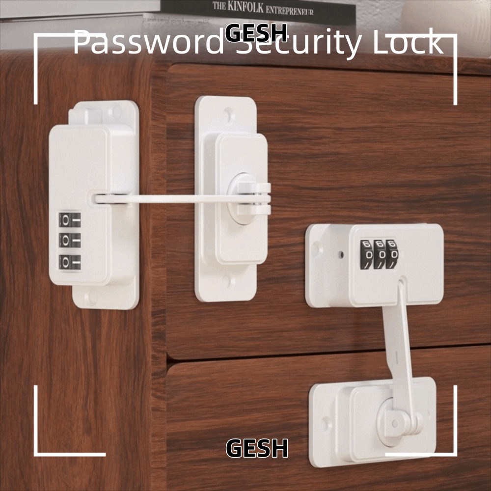 GESH Baby Safety Lock, Password Coded Lock Refrigerator Door Lock ...