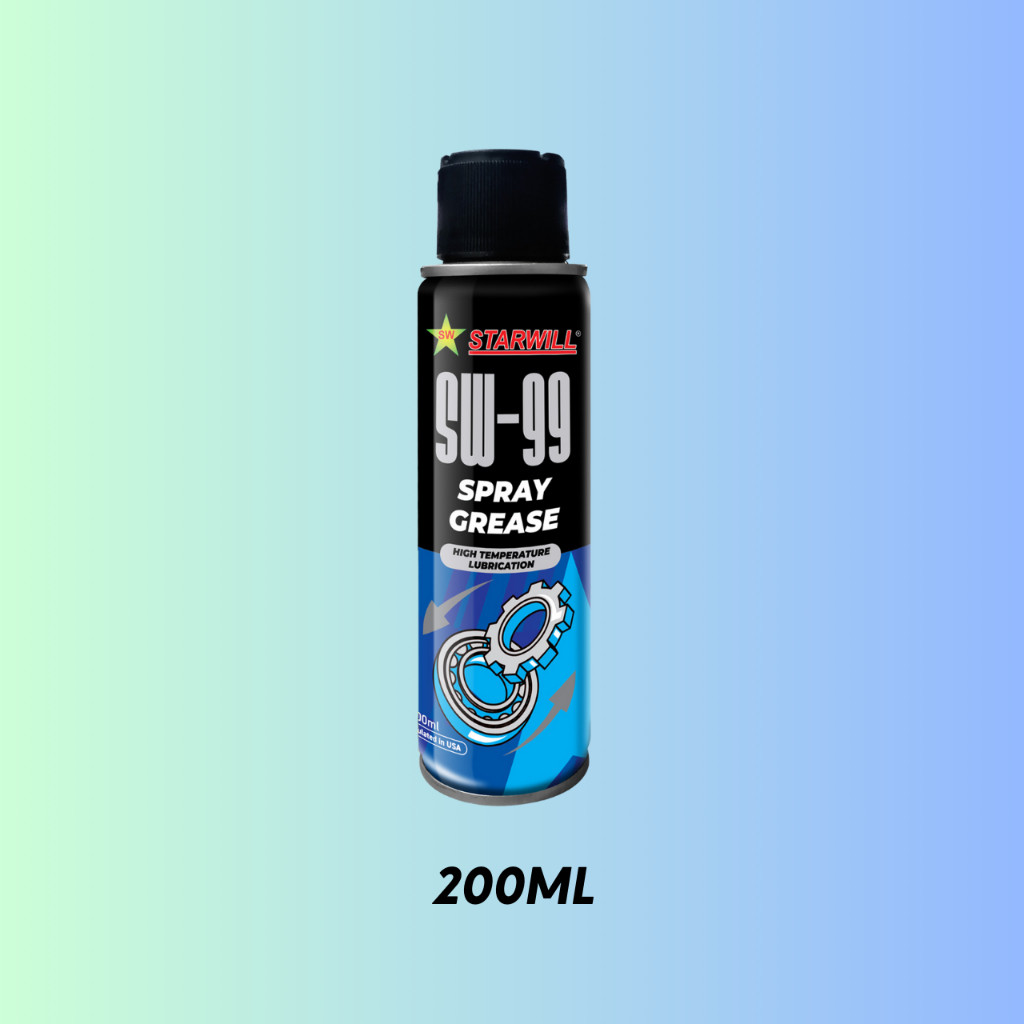 200ML / 400ML STARWILL SW-99 Spray Grease High Temperature Lubricant ...