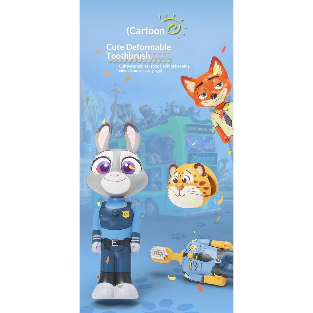 New Zootopia Internet Celebrity Retractable Toothbrush Nick Judy ...