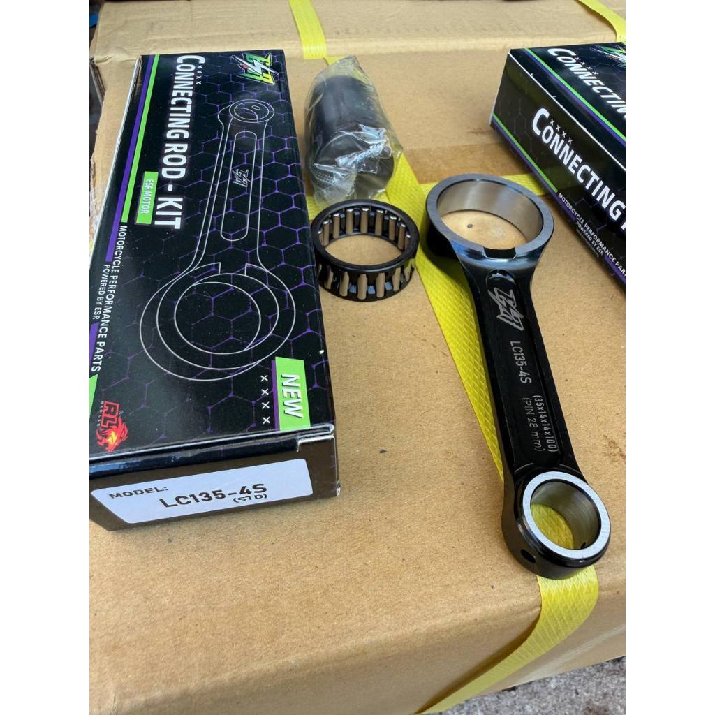 ESR MOTOR ROD CNC FORGED FOR CRANKSHAFT REDLEO & CRANKSHAFT STD ...