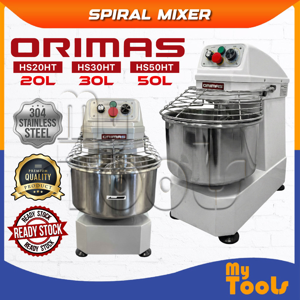 Mytools ORIMAS Spiral Mixer Commercial HS20HT HS30HT HS50HT (20L/30L ...