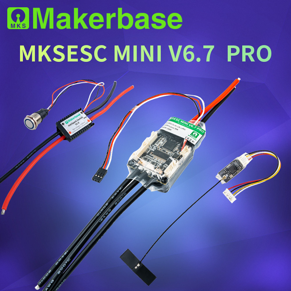 Makerbase VESC MINI V6.7 Pro Benjamin Electronic Aircraft Model FOC ...