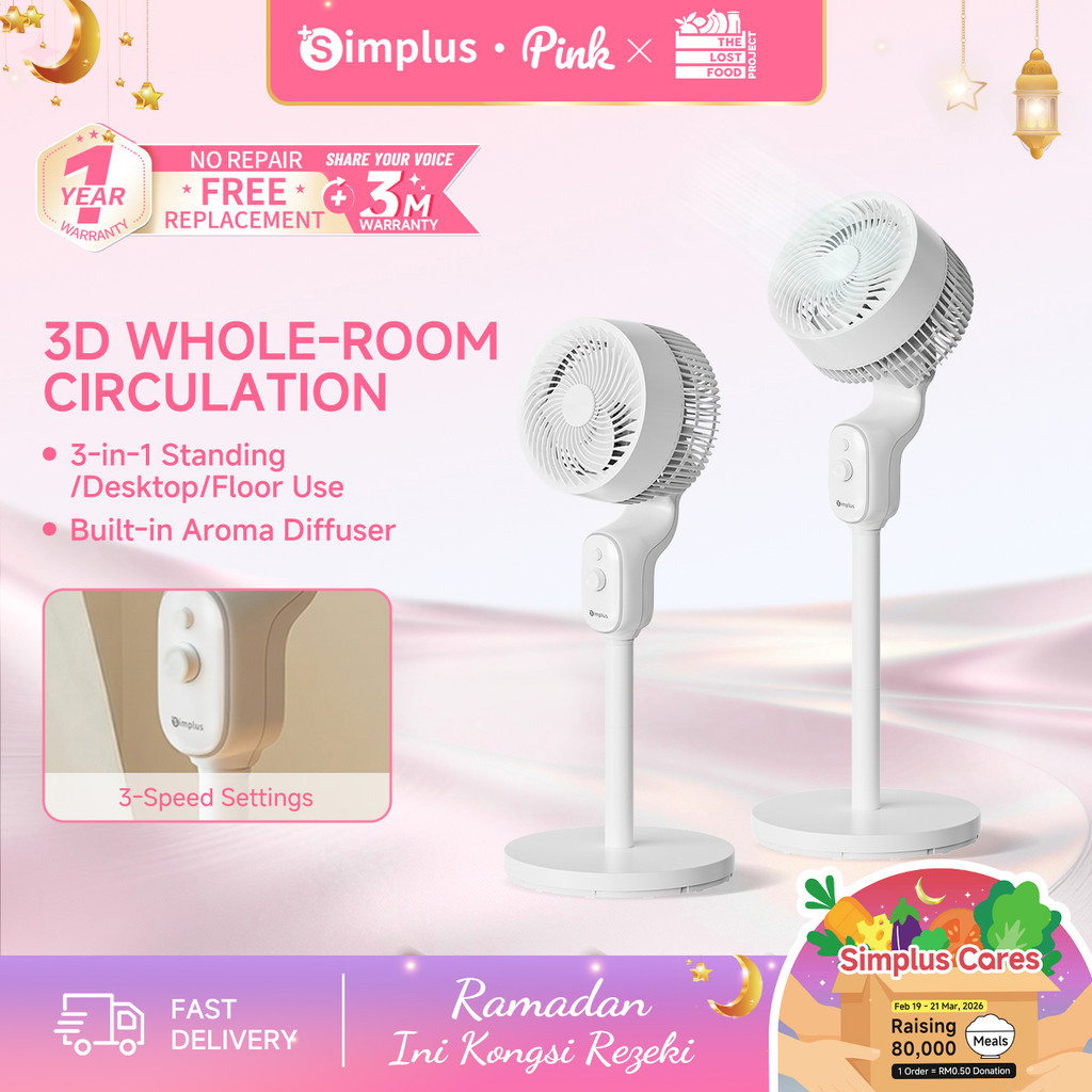 Simplus Air Circulation Fan Household Vertical Standing Fan Multi Wind ...