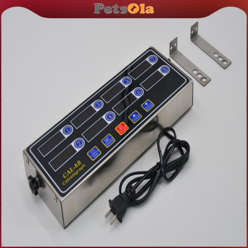[PETSOLA] CAL-8B Portable Calculagraph 8 Channel Digital Timer Kitchen ...