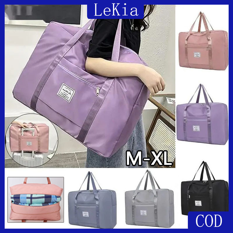 Travel Bag Portable Foldable Large Capacity Luggage Duffel Bag Clothes ...