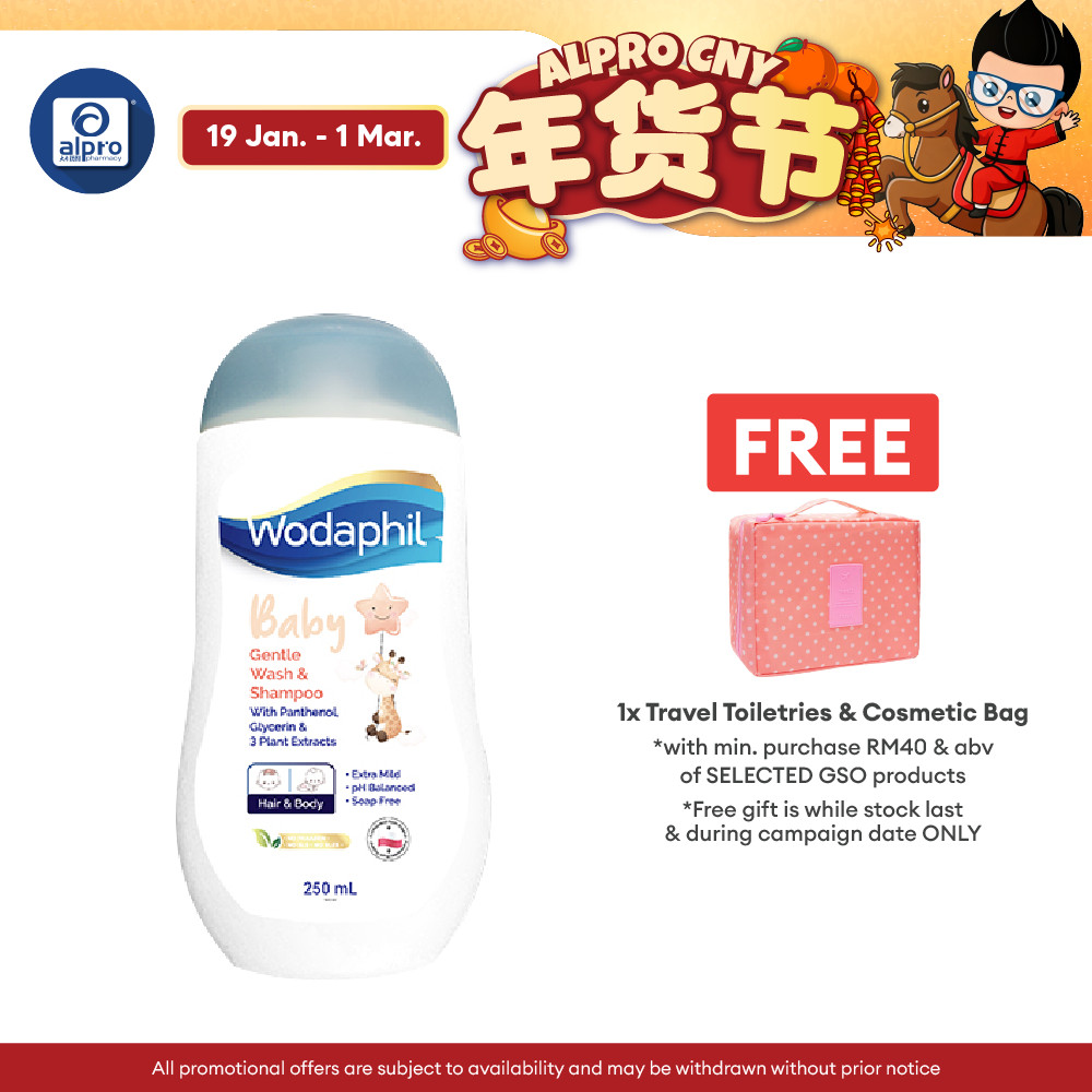 Alpro Pharmacy Exclusive - Wodaphil Baby Gentle Wash & Shampoo 250ml ...