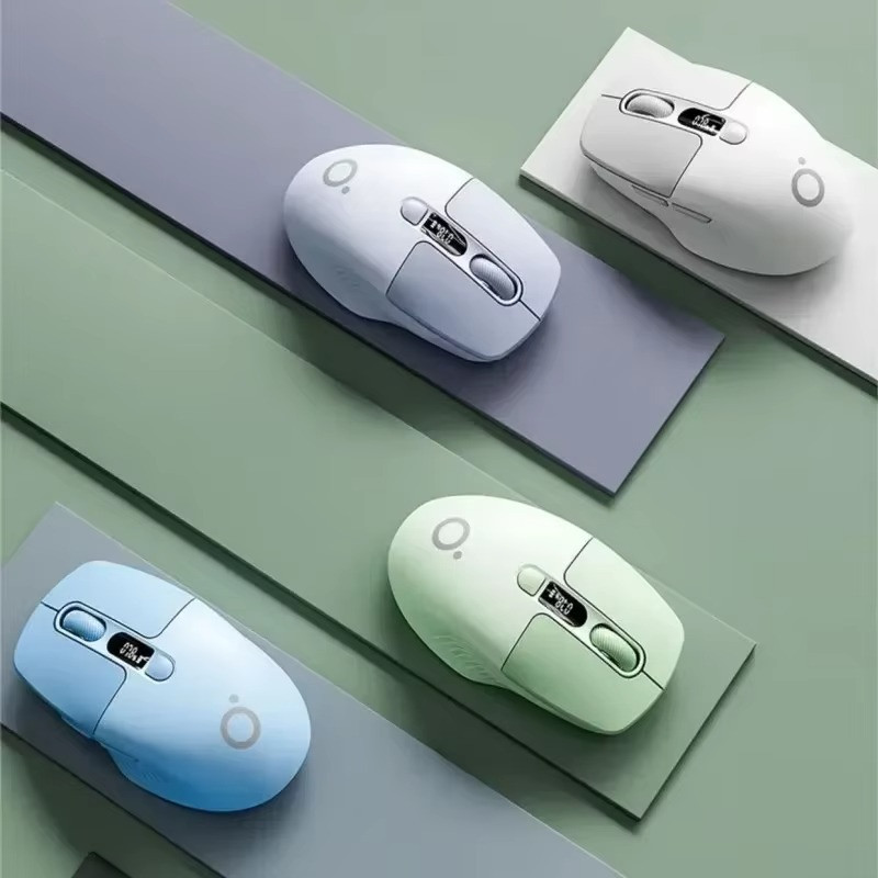 Eweadn Q1 Mice 2.4 Wireless Bluetooth Dual-Mode Mouse 1600PDI Smart ...