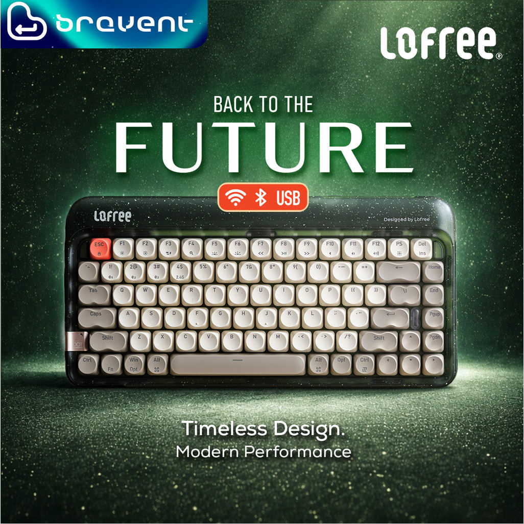 Lofree® Return 84-Key Wireless Mechanical Keyboard 75% 2.4G/BT5.3/Type ...