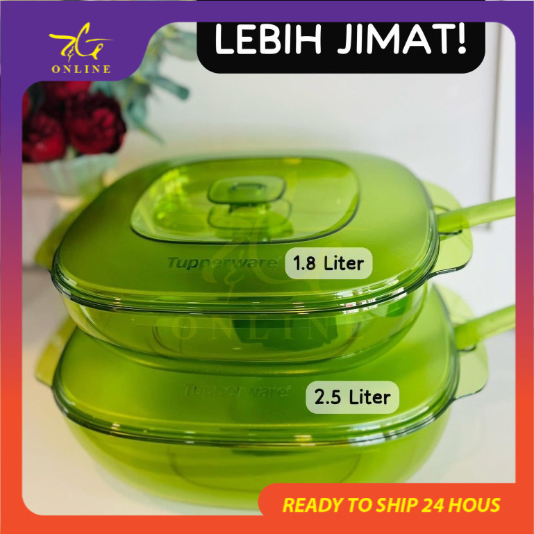 Tupperware Premium Blossom Server 1.8L 2.5L Royale Crystalline ...