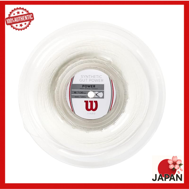 Wilson Tennis String Synthetic Gut Power 16 Natural | Shopee Malaysia