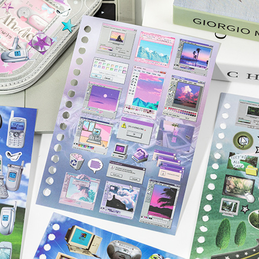 Dreamcore Sticker Books Time Reshaping Theme Sticker For Scrapbooking ...