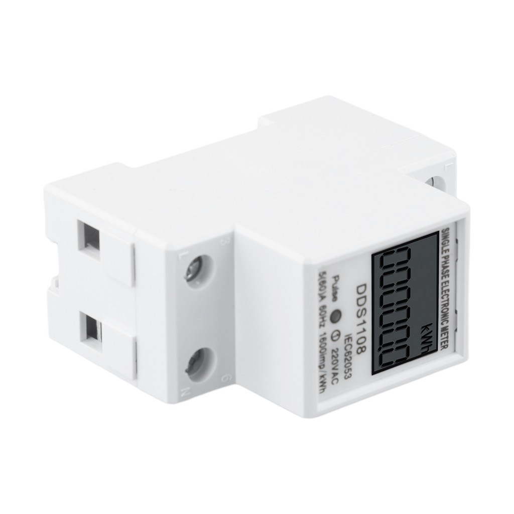 Easy to Install Single Phase Energy Meter KWH AC Digital WattHour Meter ...