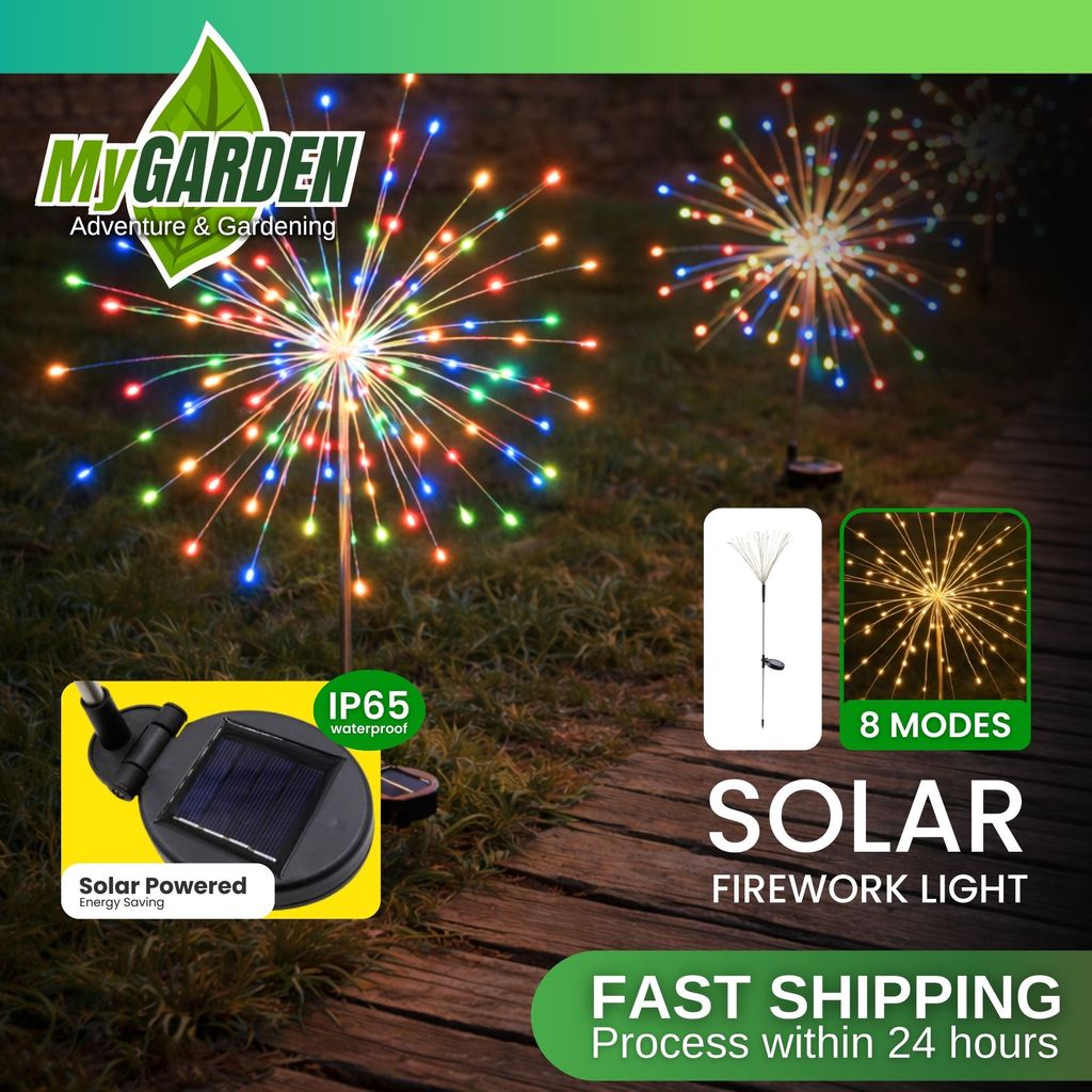 Solar Firework Light Fairy Light LED Waterproof Outdoor 90 / 150 / 200 ...