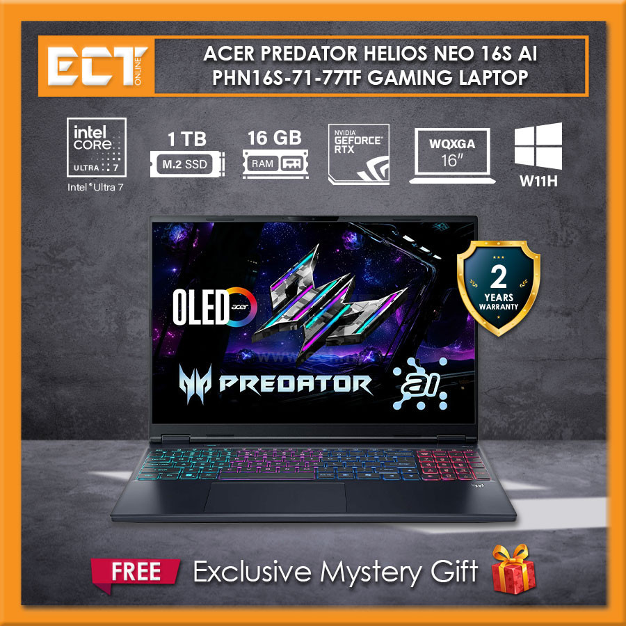 Acer Predator Helios Neo 16S AI PHN16S-71-77TF / 799J Gaming Laptop ...