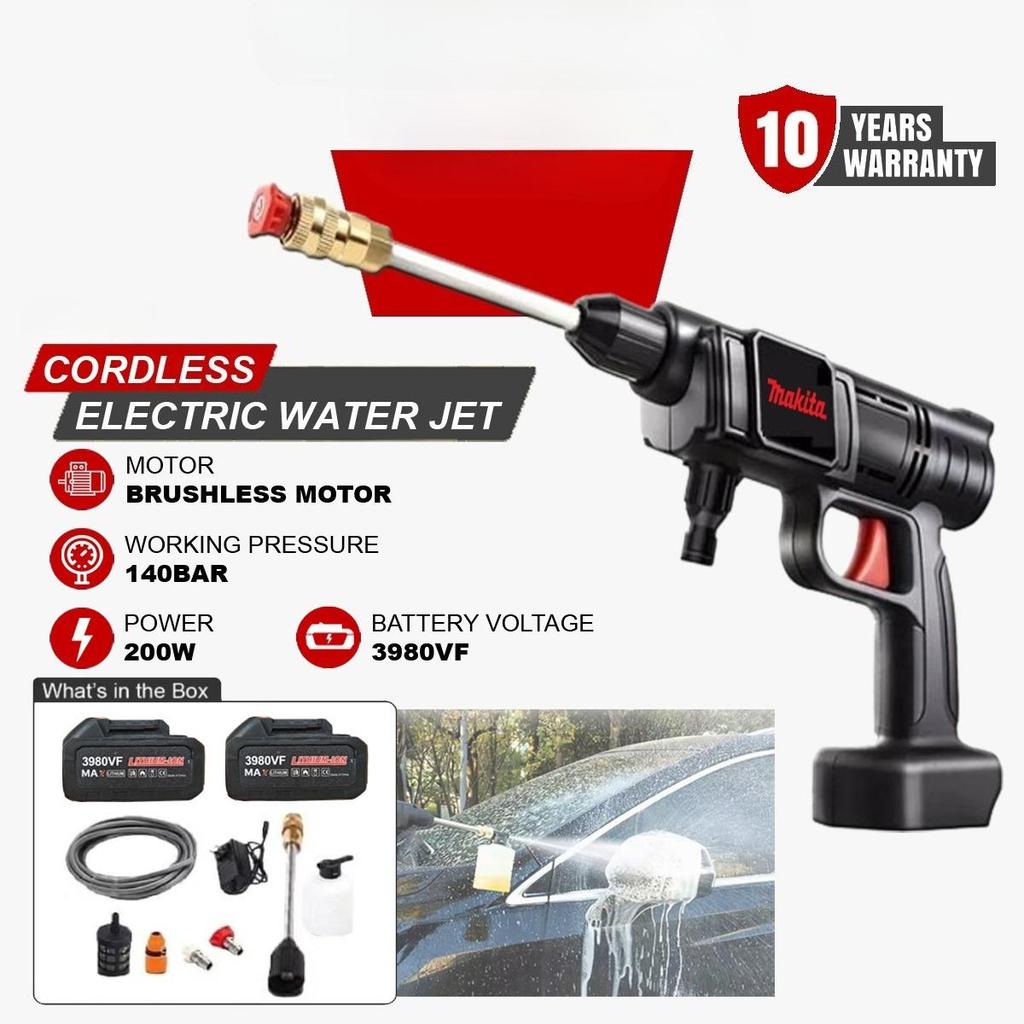 Makita Water Jet Cordless Pressure Washer Rechargeable Water Jet ...