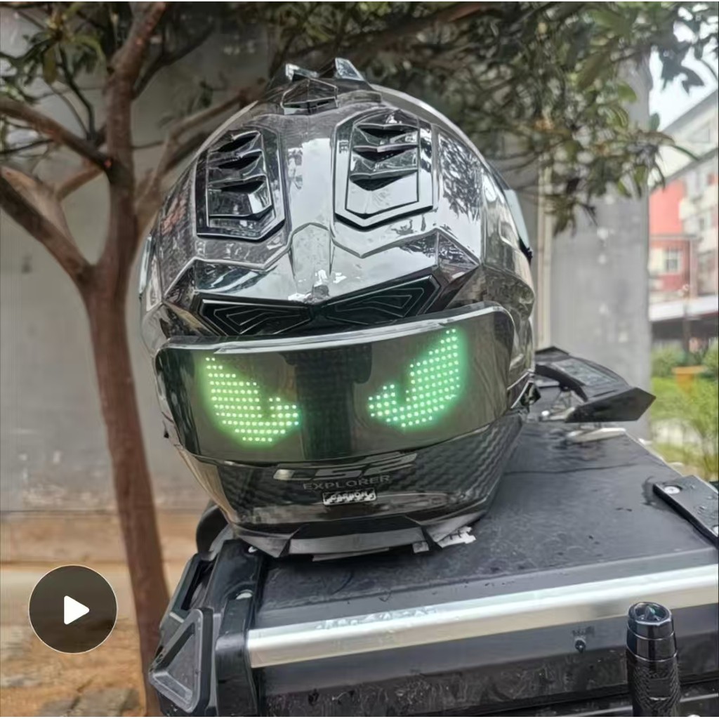 Helmet LEDBluetooth Waterproof LED Helmet Display for Motorcycle Bike ...