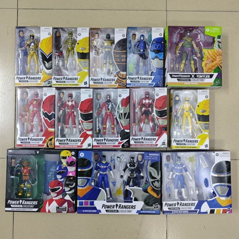 【Ready Stock】hasbro power rangers toys megazord figure lightning ...